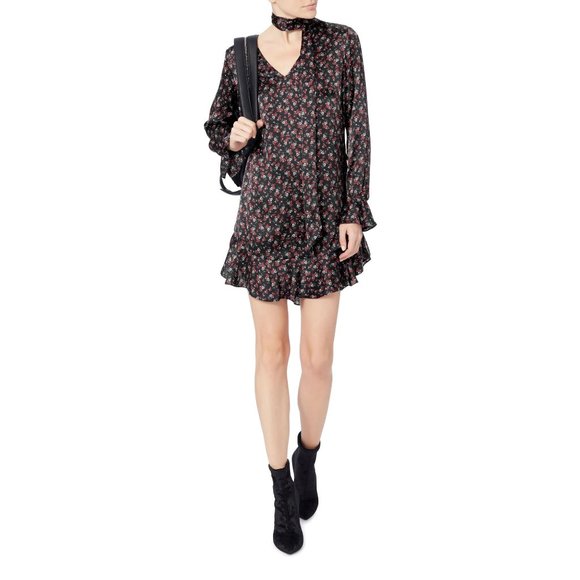 INTERMIX 100% Silk Floral Shift Dress - Picture 2 of 5